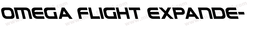 Omega Flight Expande字体转换
